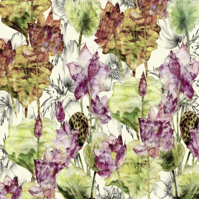 Wallpaper catalog - XXL4-070, Lotus Wallpaper catalog - XXL4-070, Lotus