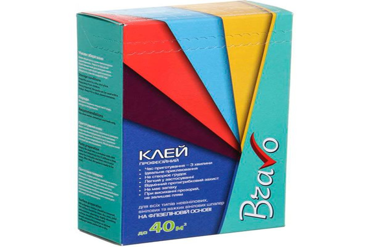 Wallpapers Bravo, Non-woven based wallpaper adhesive Wallpapers Bravo, Non-woven based wallpaper adhesive